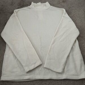 madewell mock neck sweater